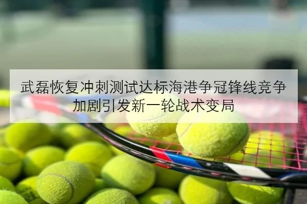 武磊恢复冲刺测试达标海港争冠锋线竞争加剧引发新一轮战术变局